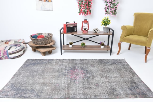 3'10'' x 7'0'' Turkish Vintage Runner Rug - 7199 - 3