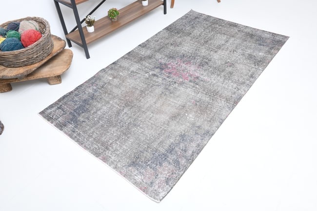 3'10'' x 7'0'' Turkish Vintage Runner Rug - 7199 - 4