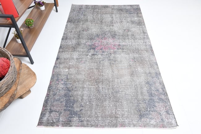 3'10'' x 7'0'' Turkish Vintage Runner Rug - 7199 - 5