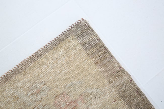 4'2'' x 8'3'' Unique Handmade Vintage Rug - 18752 - 11