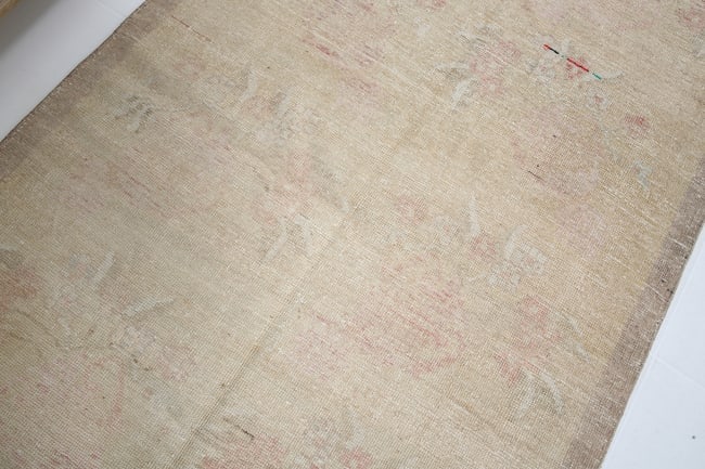 4'2'' x 8'3'' Unique Handmade Vintage Rug - 18752 - 7