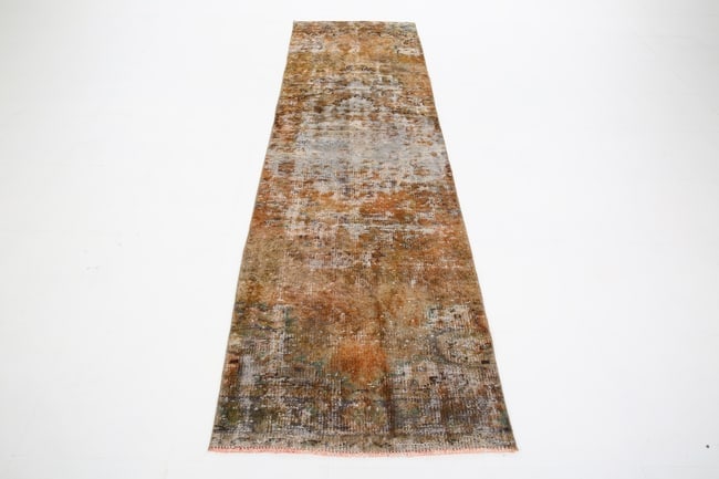 2'7'' x 9'3'' Turkish Vintage Runner Rug - 4183 - 2