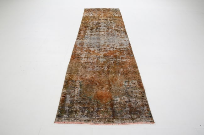 2'7'' x 9'3'' Turkish Vintage Runner Rug - 4183 - 3