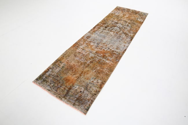 2'7'' x 9'3'' Turkish Vintage Runner Rug - 4183 - 4