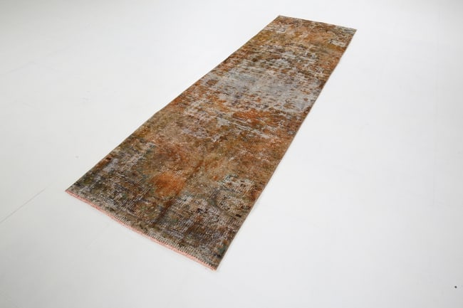2'7'' x 9'3'' Turkish Vintage Runner Rug - 4183 - 5