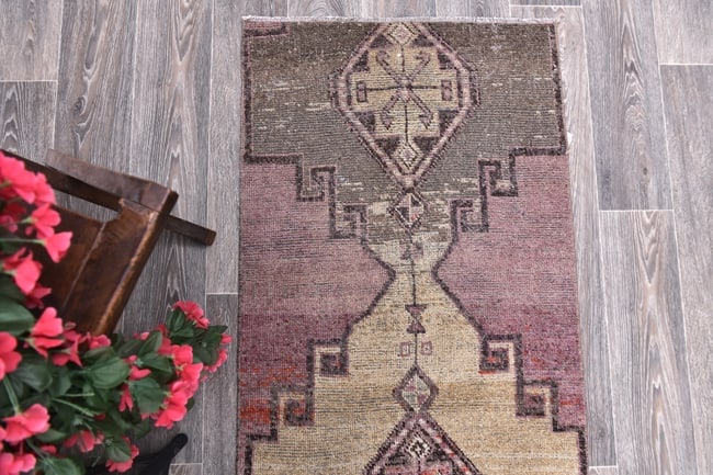 2'3'' x 5'2'' Handmade Vintage Wool Rug - 244733 - 7