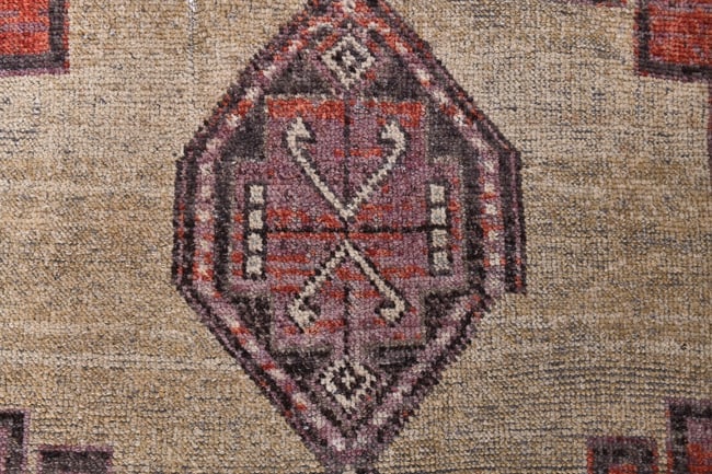 2'3'' x 5'2'' Handmade Vintage Wool Rug - 244733 - 2