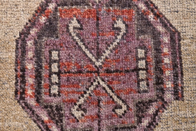 2'3'' x 5'2'' Handmade Vintage Wool Rug - 244733 - 3