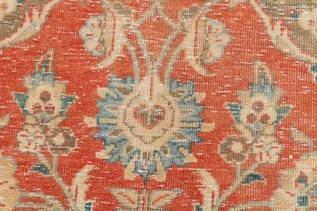 9'7'' x 13'3'' Handmade Vintage Wool Rug - 18941 - 11