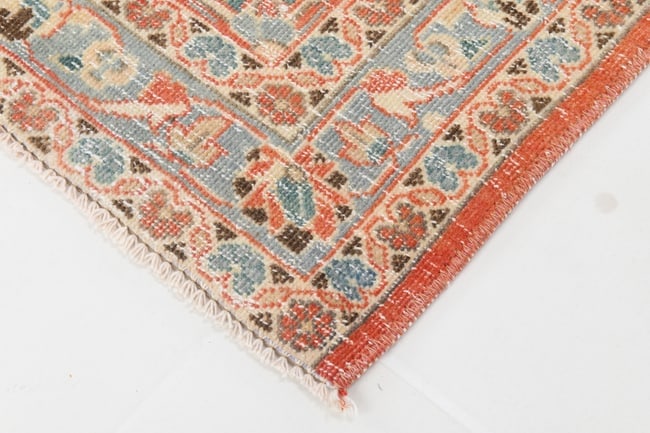 9'7'' x 13'3'' Handmade Vintage Wool Rug - 18941 - 13