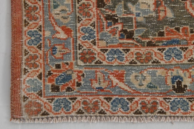 9'7'' x 13'3'' Handmade Vintage Wool Rug - 18941 - 17
