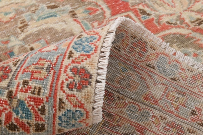 9'7'' x 13'3'' Handmade Vintage Wool Rug - 18941 - 20
