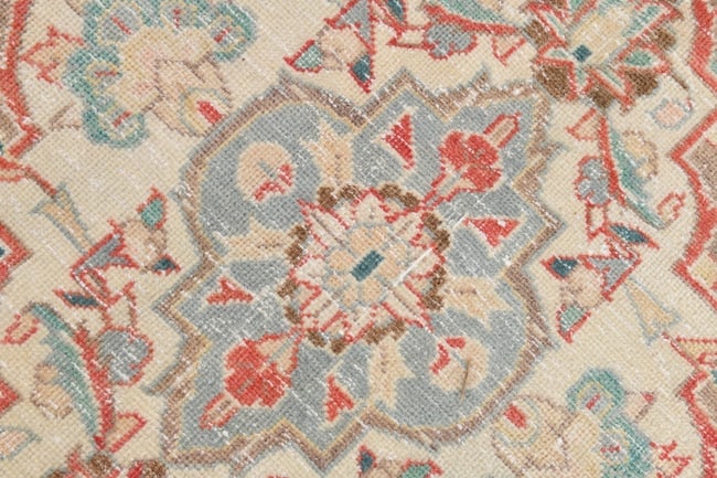 9'7'' x 13'3'' Handmade Vintage Wool Rug - 18941 - 8