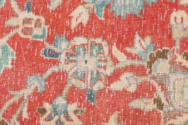 9'7'' x 13'3'' Handmade Vintage Wool Rug - 18941 - 9