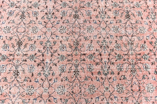 6'7'' x 9'10'' Handmade Vintage Wool Rug - 244761 - 5