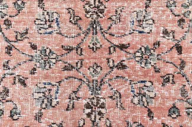 6'7'' x 9'10'' Handmade Vintage Wool Rug - 244761 - 6