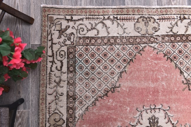 3'8'' x 6'4'' Turkish Vintage Runner Rug - 244817 - 11