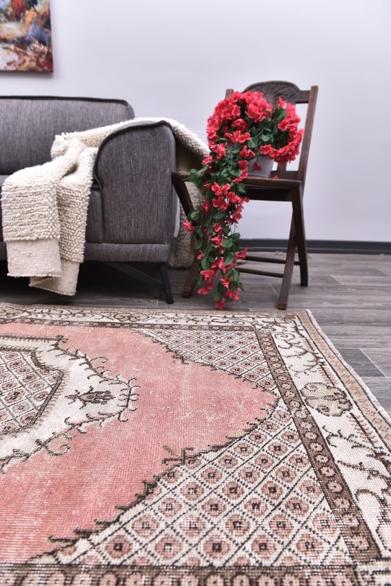 3'8'' x 6'4'' Turkish Vintage Runner Rug - 244817 - 12