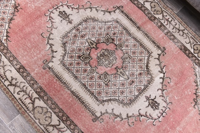 3'8'' x 6'4'' Turkish Vintage Runner Rug - 244817 - 4