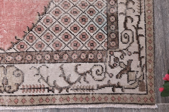 3'8'' x 6'4'' Turkish Vintage Runner Rug - 244817 - 9