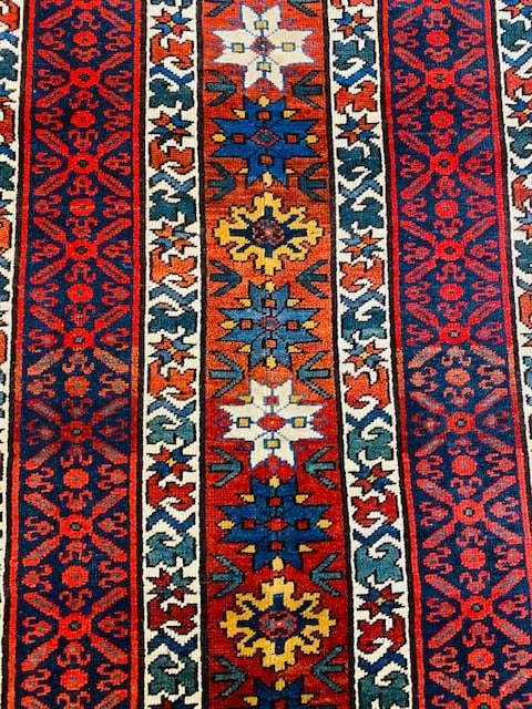 Antique Kazak Caucasian Rug-2146 - 7