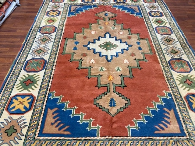 Vintage Serapi design Turkish Rug-3965 - 2