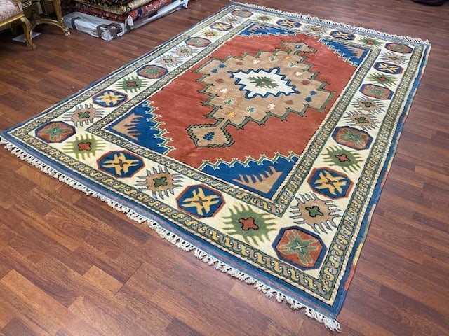 Vintage Serapi design Turkish Rug-3965 - 4