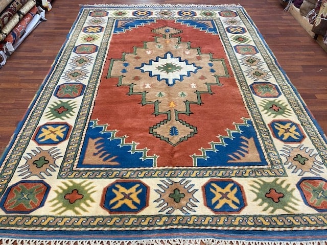 Vintage Serapi design Turkish Rug-3965 - 5