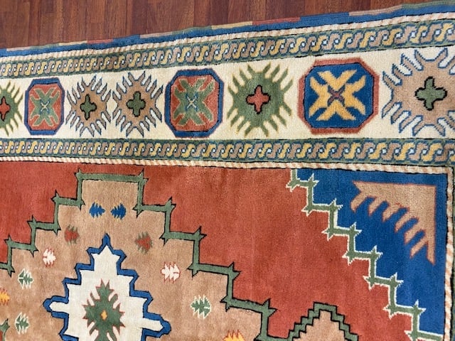 Vintage Serapi design Turkish Rug-3965 - 6