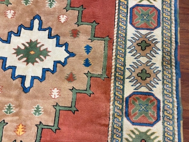 Vintage Serapi design Turkish Rug-3965 - 7