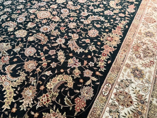 Magnificent Silk &Wool Tabriz Rug 8x10 - 11