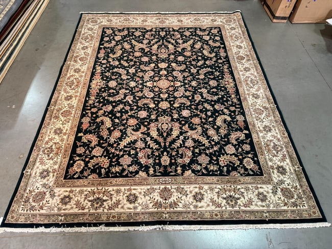 Magnificent Silk &Wool Tabriz Rug 8x10 - 2