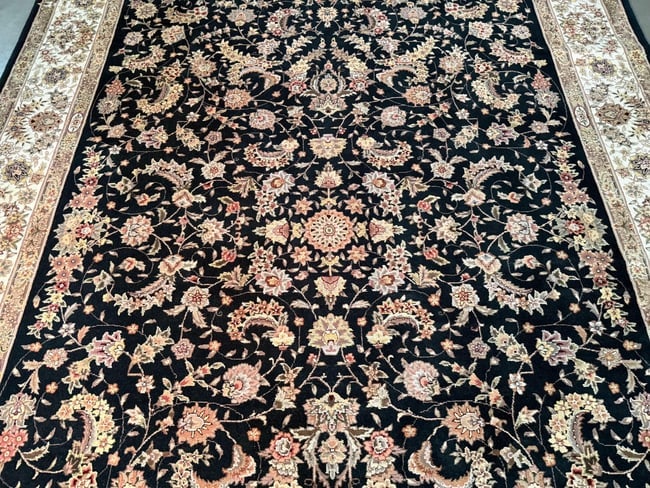 Magnificent Silk &Wool Tabriz Rug 8x10 - 9