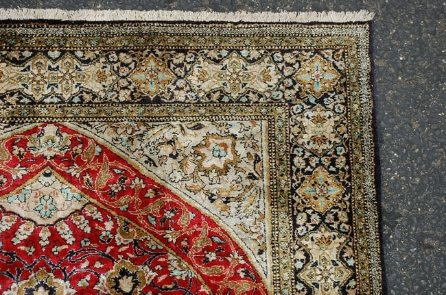 Persian QOM RUG 3'5"x5'1" - 5
