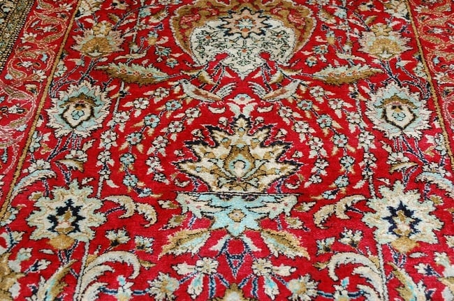 Persian QOM RUG 3'5"x5'1" - 7