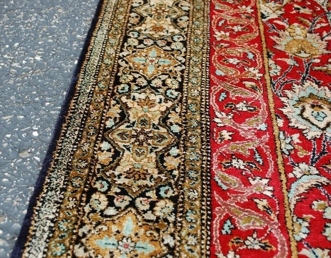 Persian QOM RUG 3'5"x5'1" - 8