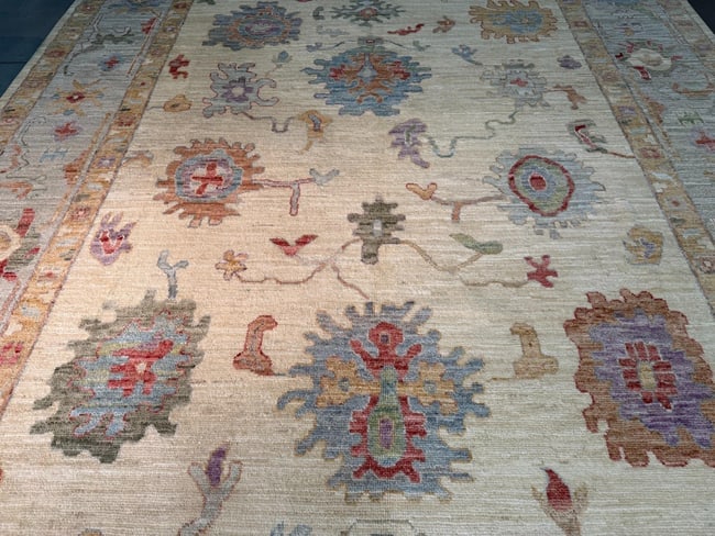 Magnificent Oushak Rug 10x14 - 7