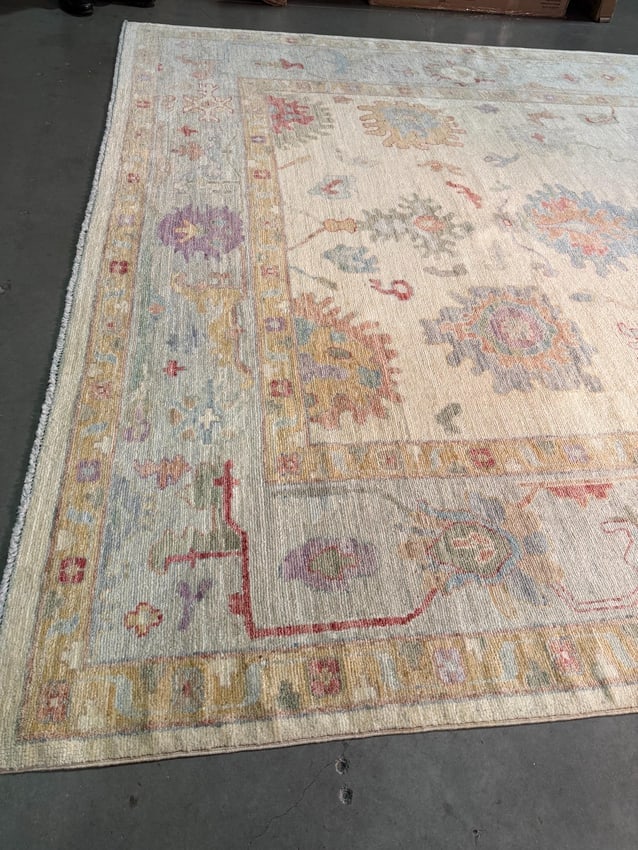 Magnificent Oushak Rug 10x14 - 8