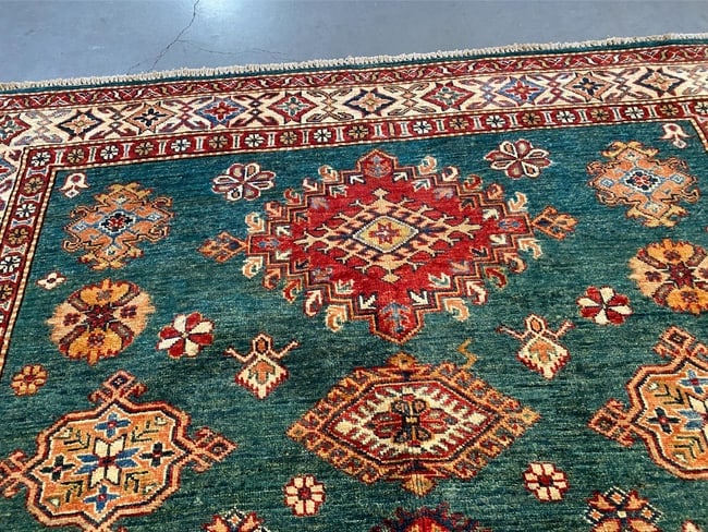 Fine Luxury Silk Rug 4.9x7.6 - 5