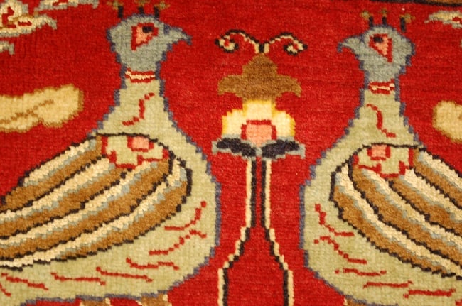 Persian SAROUK RUG 1'8" X 2'2" - 6