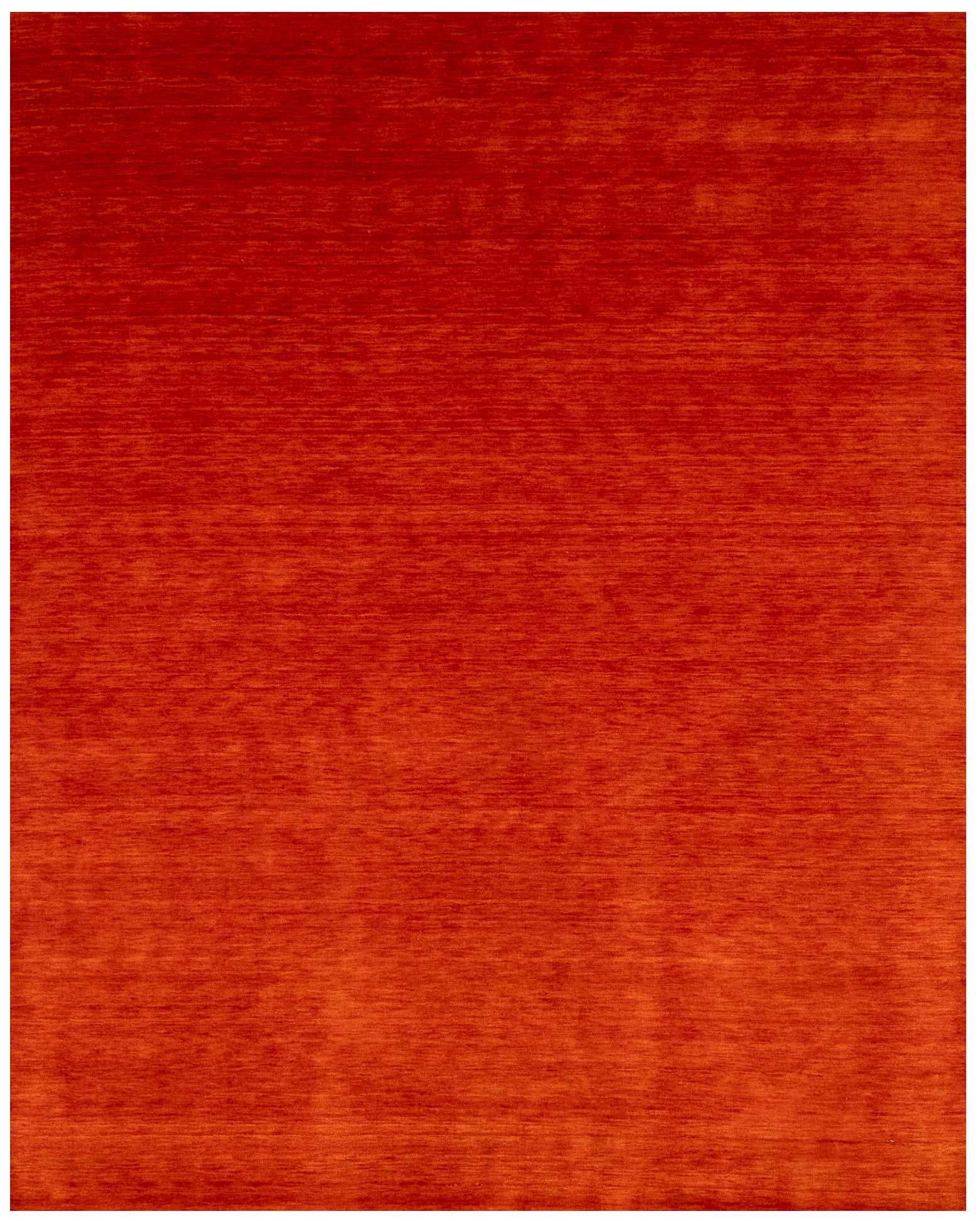 Orange Red Modern Solid 9X12 Gabbeh Oriental Rug: Title: Orange Red Modern Solid 9X12 Gabbeh Oriental Rug Description:This hand-loomed 9X12 Orange Red Oriental rug from India is characterized by a robust modern design and a rich Orange Red color. It
