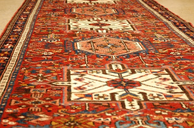 Persian HERIZ RUG 3.5x14.9 - 10