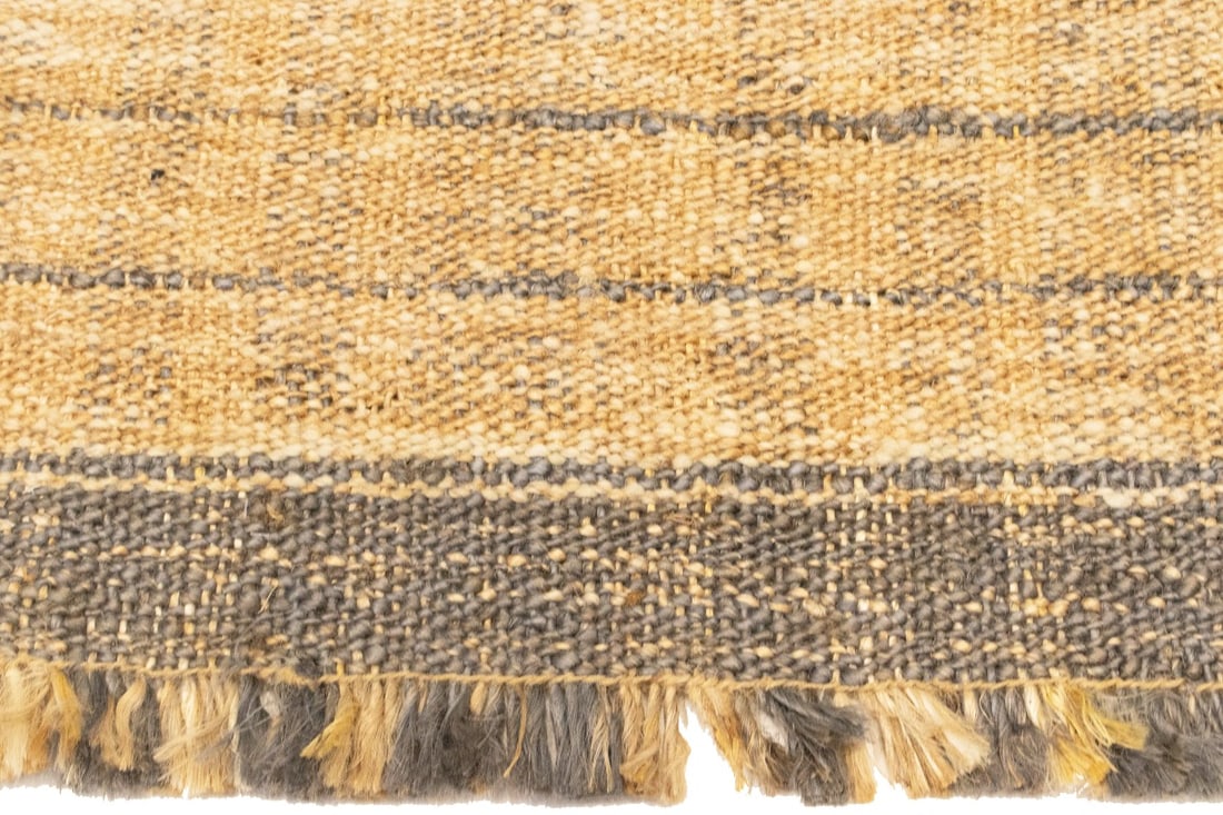 Flat-Weave Wool Jute 2X3 Sumak Modern Rug - 8