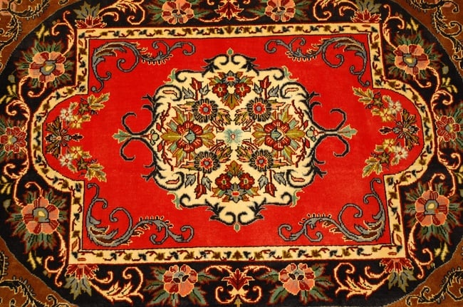 PERSIAN KASHAN RUG 2'3"x3'3" - 5