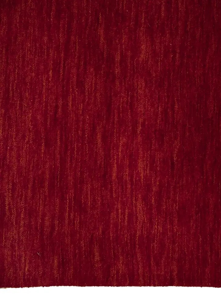 Red Modern Solid 4X6 Gabbeh Oriental Rug - 10