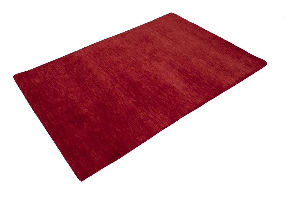 Red Modern Solid 4X6 Gabbeh Oriental Rug - 5