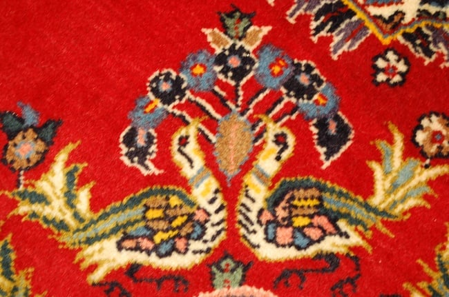 Persian KASHAN RUG,2'4" x 3'4" - 6