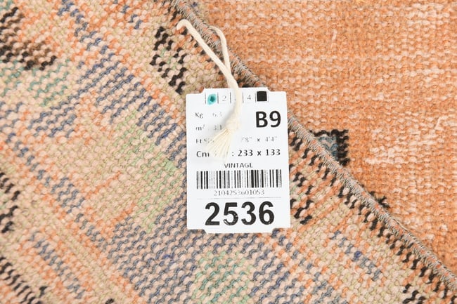 4'4'' x 7'7'' Turkish Handmade Kilim Rug - 2536 - 19