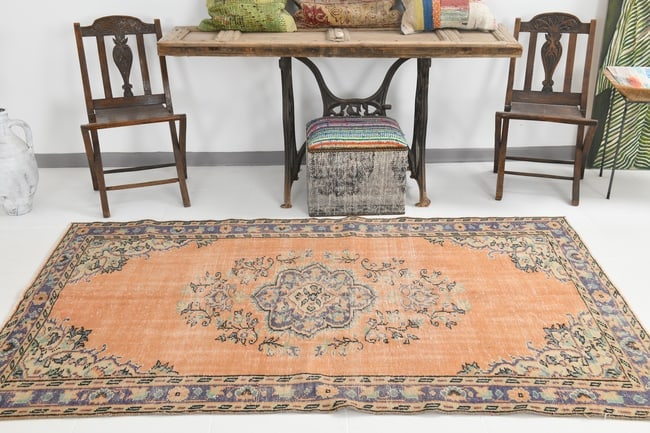 4'4'' x 7'7'' Turkish Handmade Kilim Rug - 2536 - 3