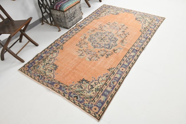4'4'' x 7'7'' Turkish Handmade Kilim Rug - 2536 - 4